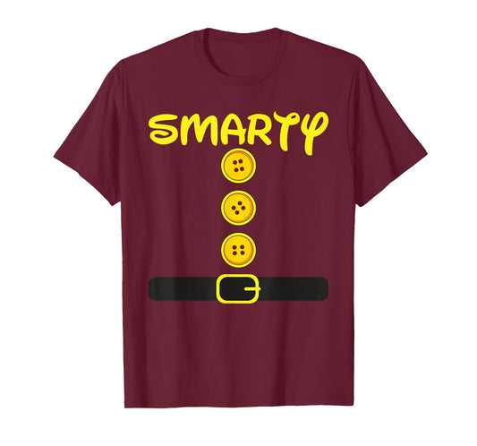 Smarty Dwarf Halloween Family Group Color Matching Costume T-Shirt