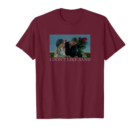 Star Wars Anakin & Padme Movie Poster I Don't Like Sand T-Shirt