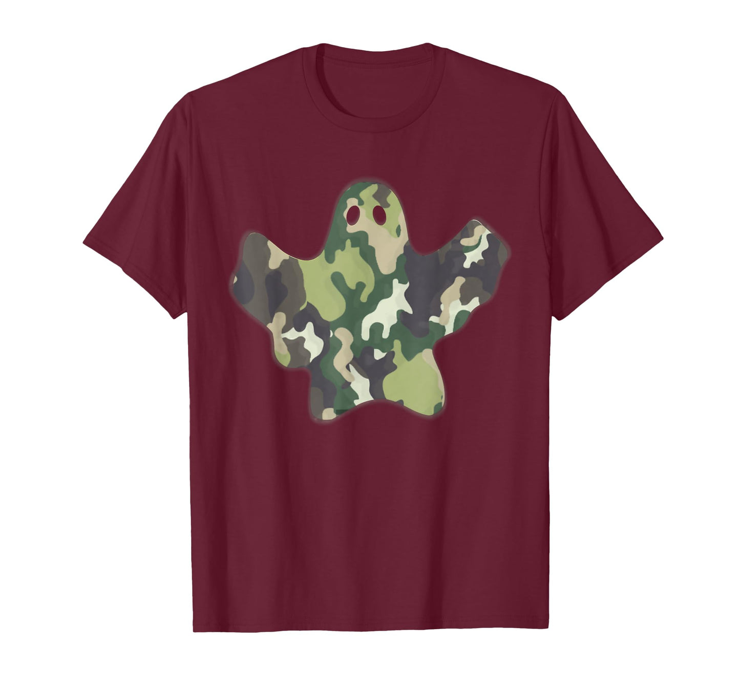 Funny Halloween Camouflage Camo Ghost T-shirt T-Shirt