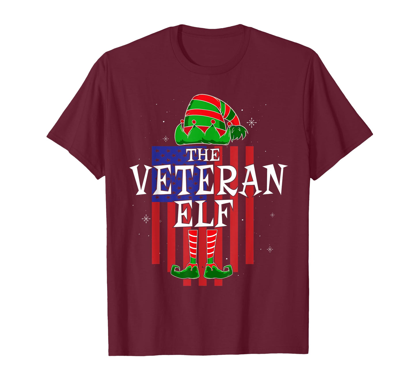 The Veteran Elf Group Matching Family Christmas Funny T-Shirt