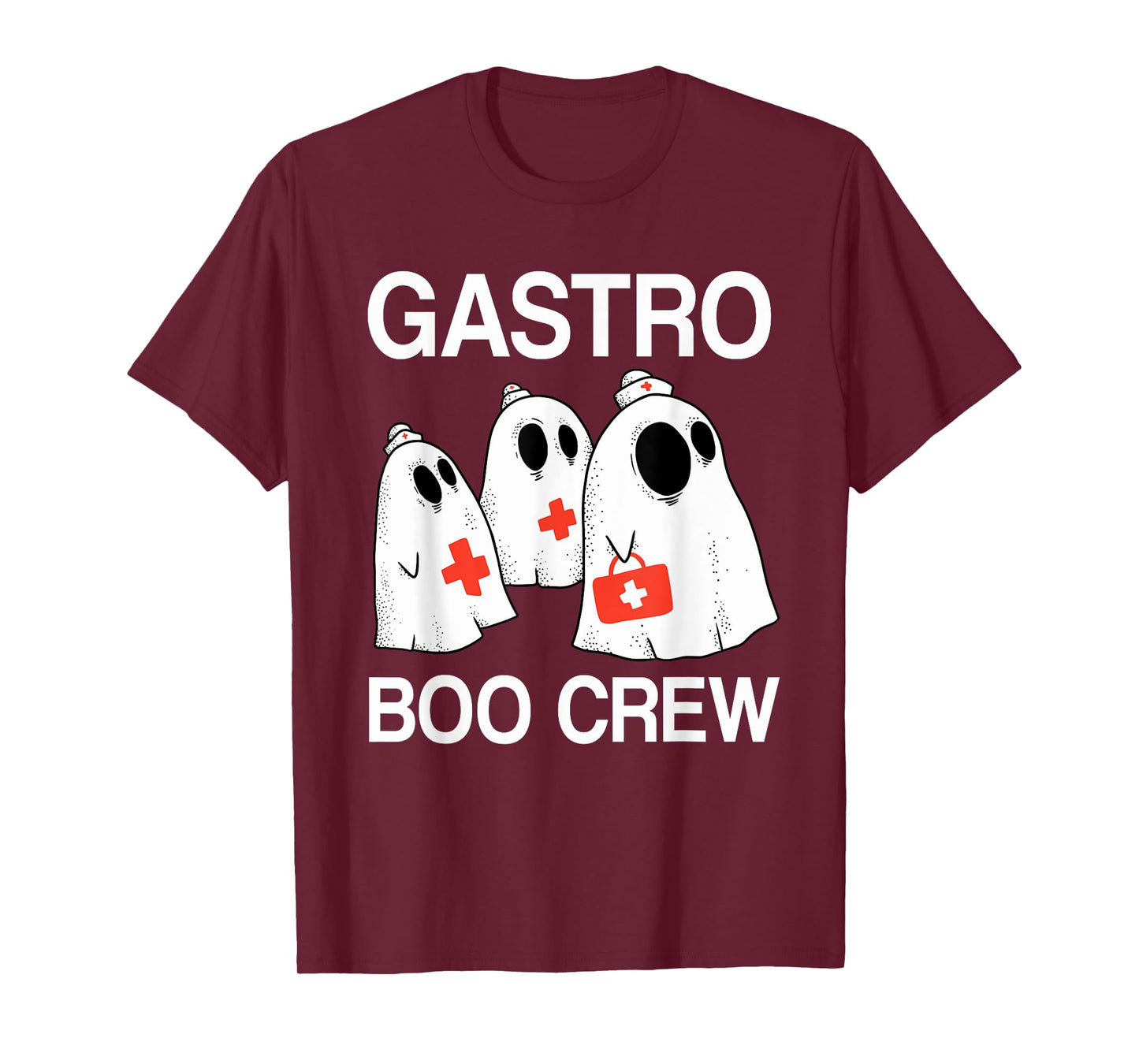 Spooky Gastro Boo Crew Halloween Costume Gi Nurse T-Shirt