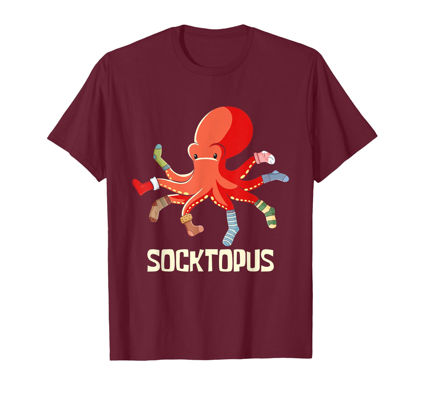 Socktopus - Octopus Lover Sea Creature Marine Scuba Diver T-Shirt