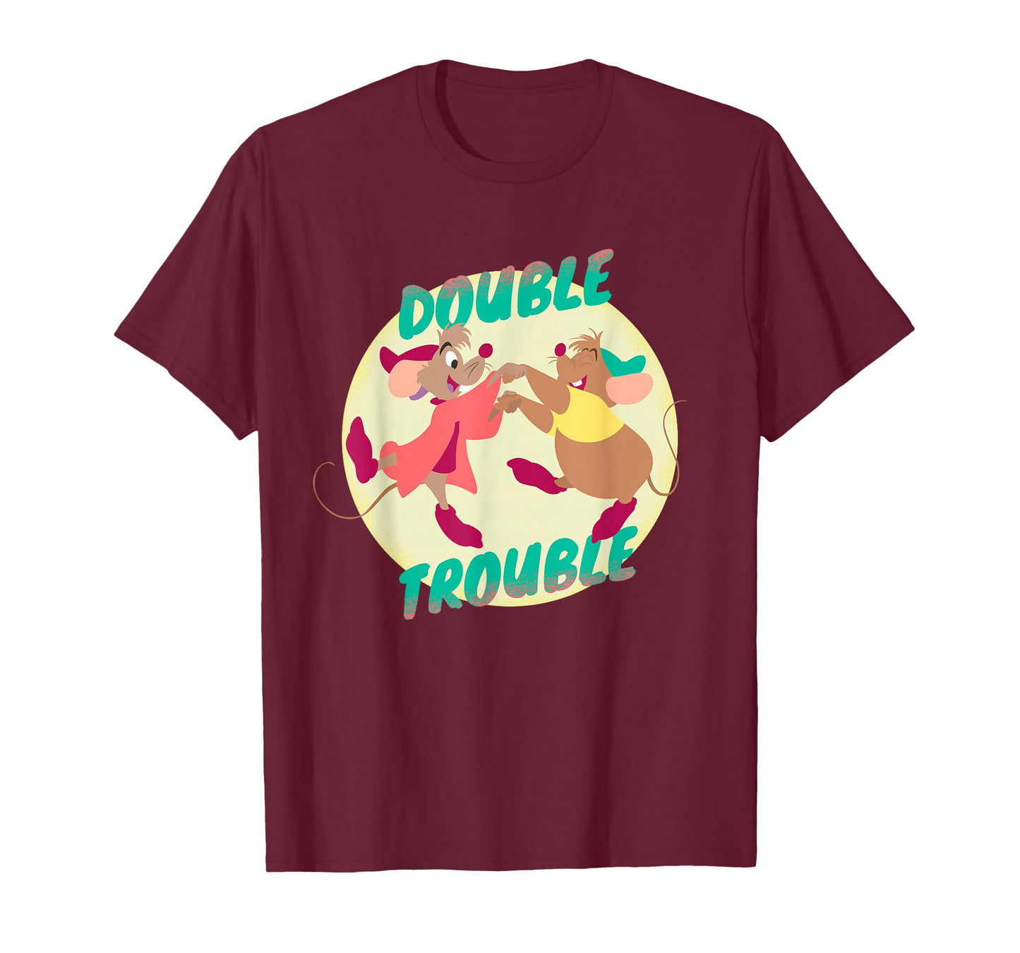 Disney Cinderella Jaq and Gus Double Trouble T-Shirt Small