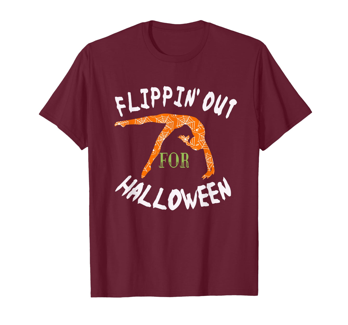 Girls Flipping out For Halloween Gymnastics Gift Tshirt T-Shirt