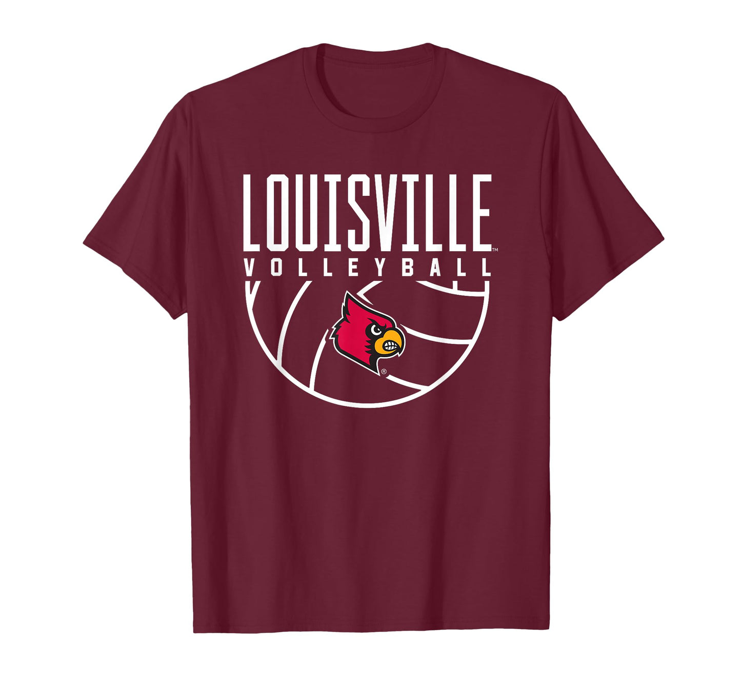 University of Louisville Cardinals Volleyball Arch T-Shirt