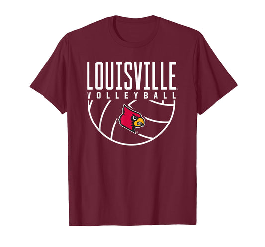 University of Louisville Cardinals Volleyball Arch T-Shirt