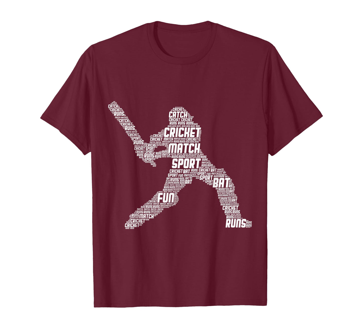 Cricket Player Men Youth Boys Kids T-Shirt