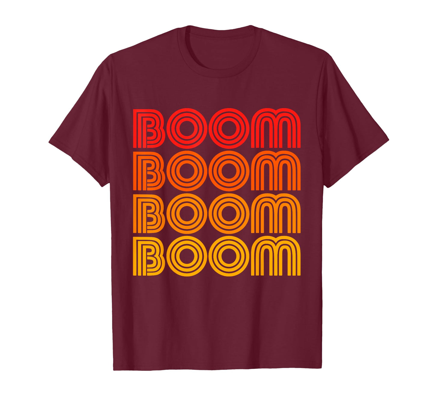 Boom Bam Booom Funny Explosion Action Music Box Noise Sound T-Shirt