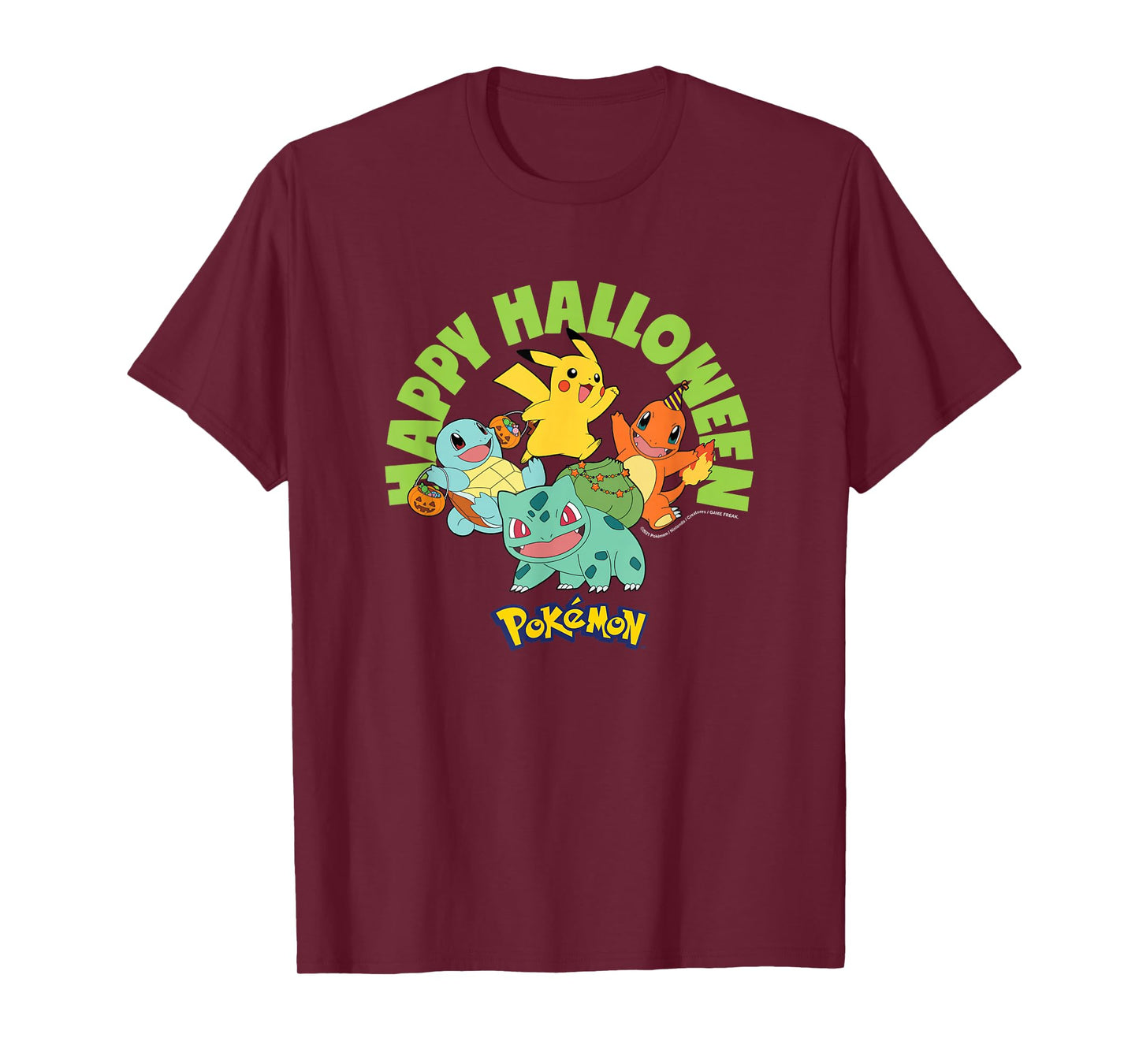 Pokémon -: Halloween: Happy Halloween T-Shirt