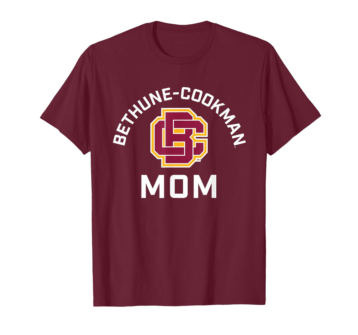 Bethune-Cookman University Wildcats Arched Mom T-Shirt