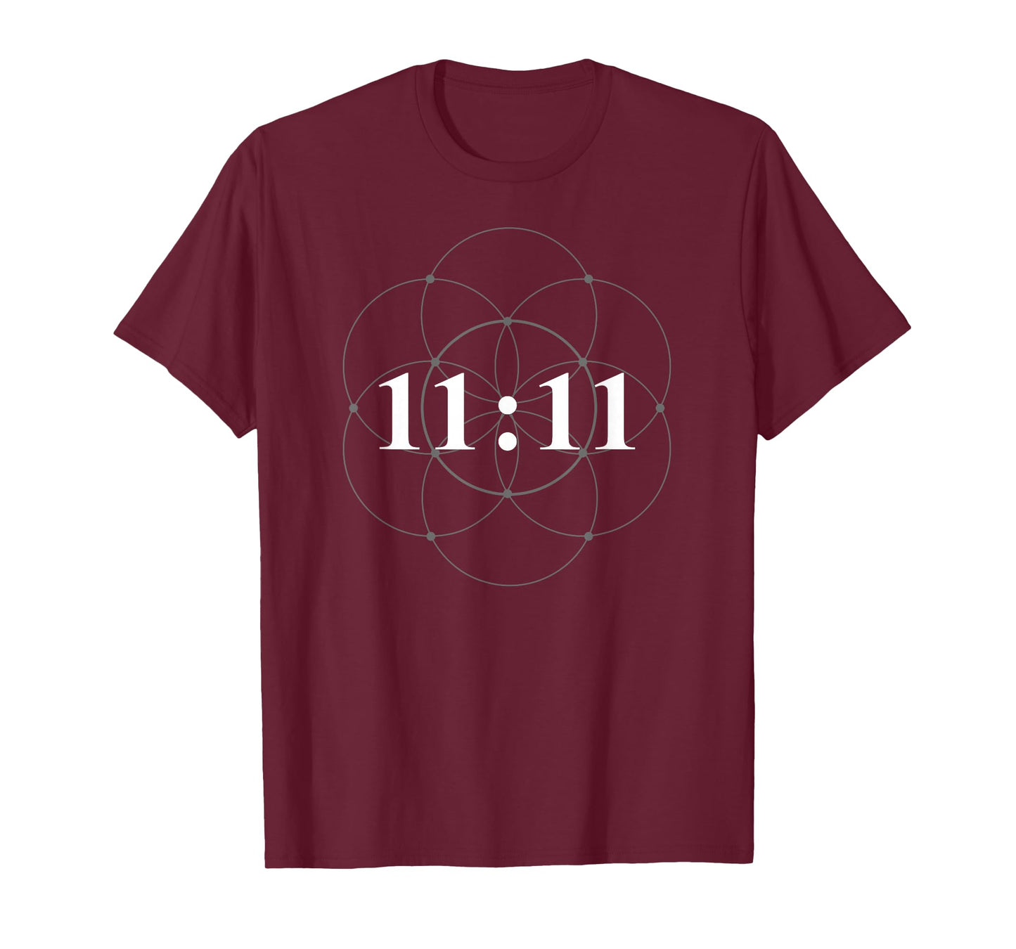 Angel Number 1111 Tees 1111 Angel Number Numerology Manifestation Unisex-Adults T-Shirt Black Small