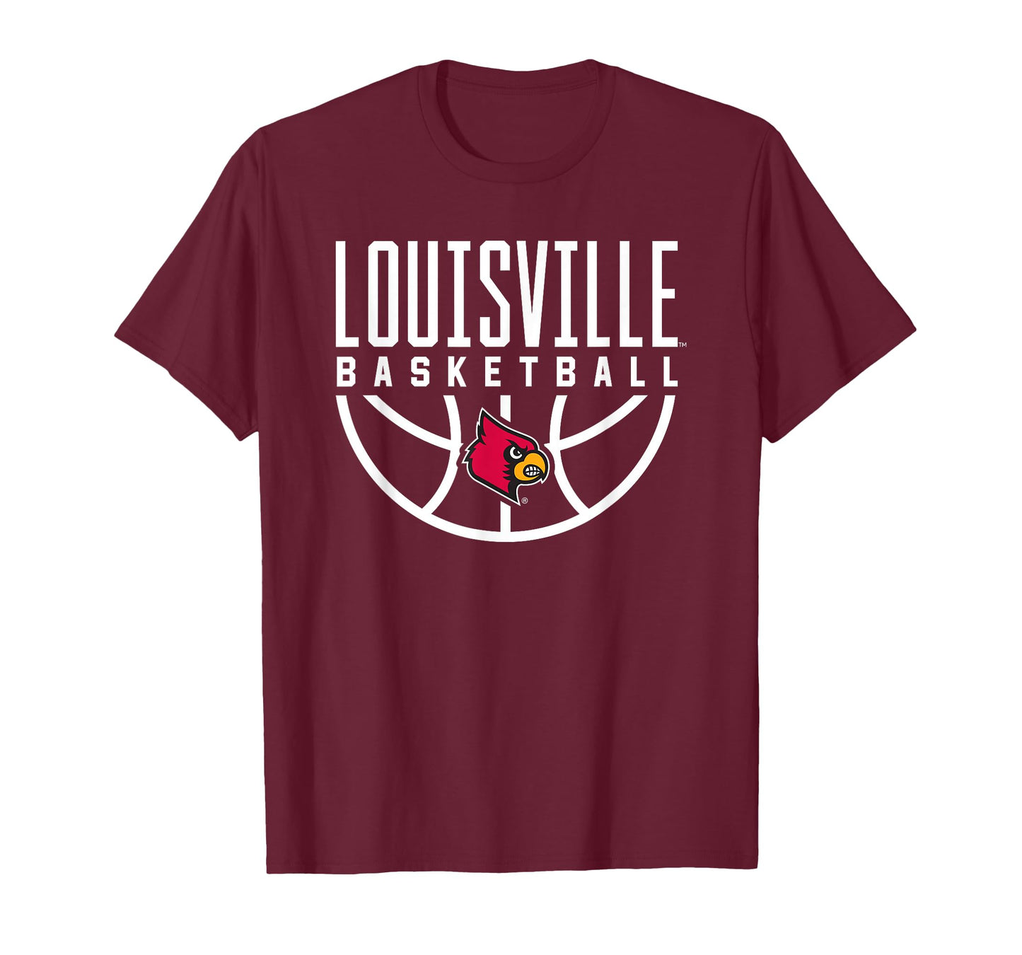 University of Louisville Cardinals Basketball Arch T-Shirt