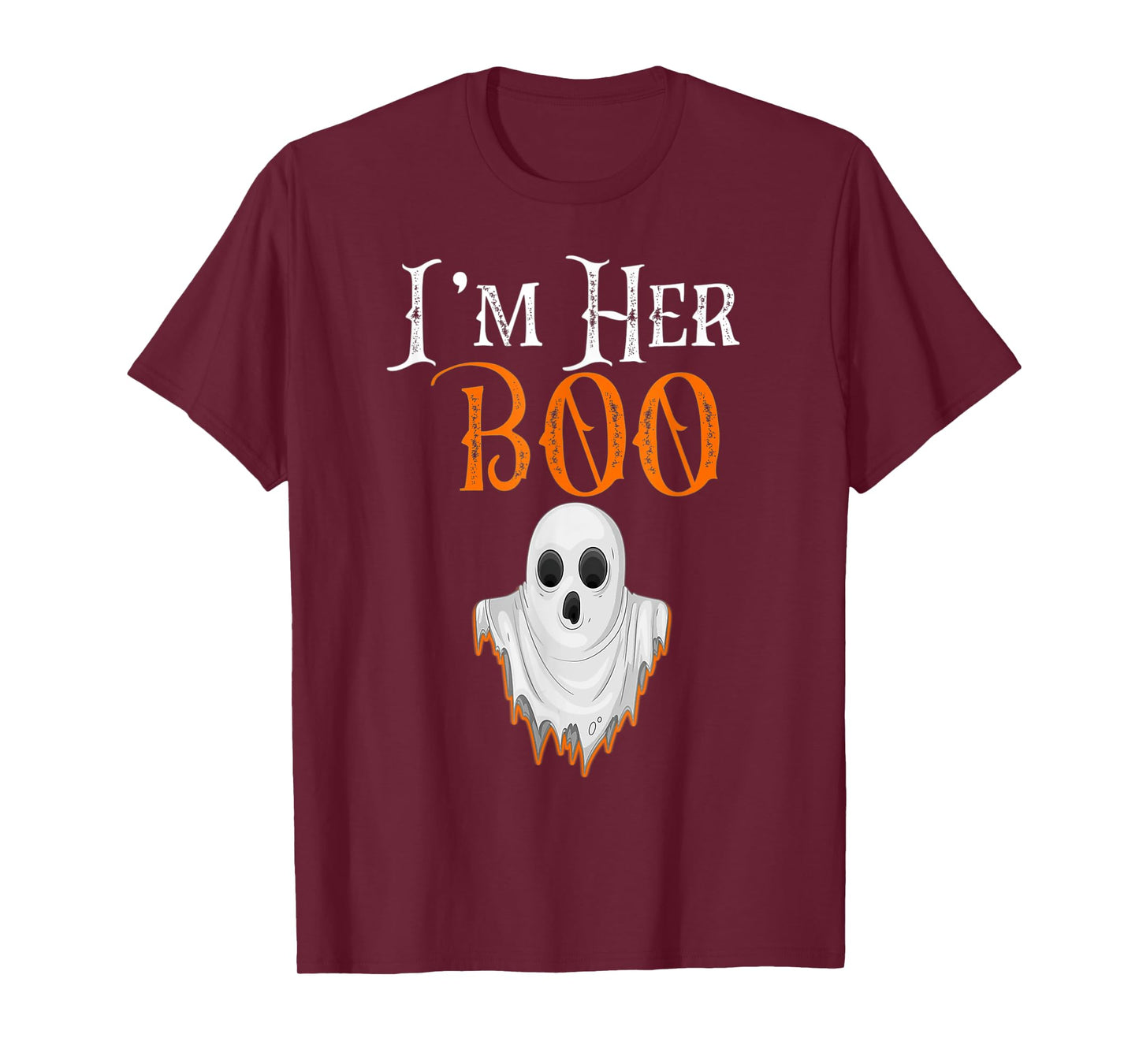 Halloween I'm Her Boo Matching Couples Costume T-Shirt