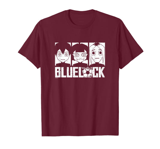 Blue Lock Yoichi Isagi Meguru Bachira Gin Gagamaru Portrait T-Shirt