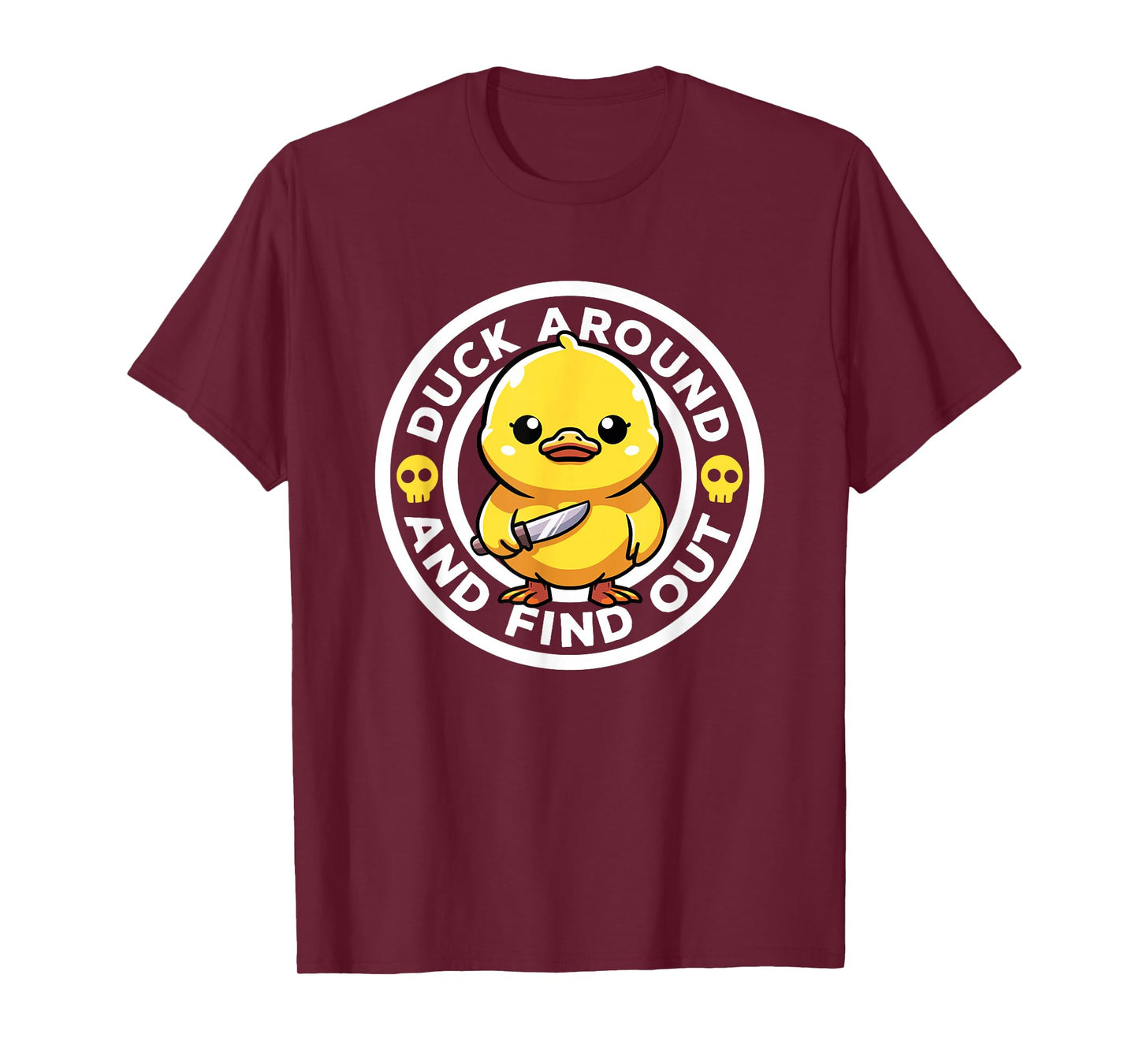 Duck Around And Find Out I Love Duck Lover Funny Rubber Duck T-Shirt