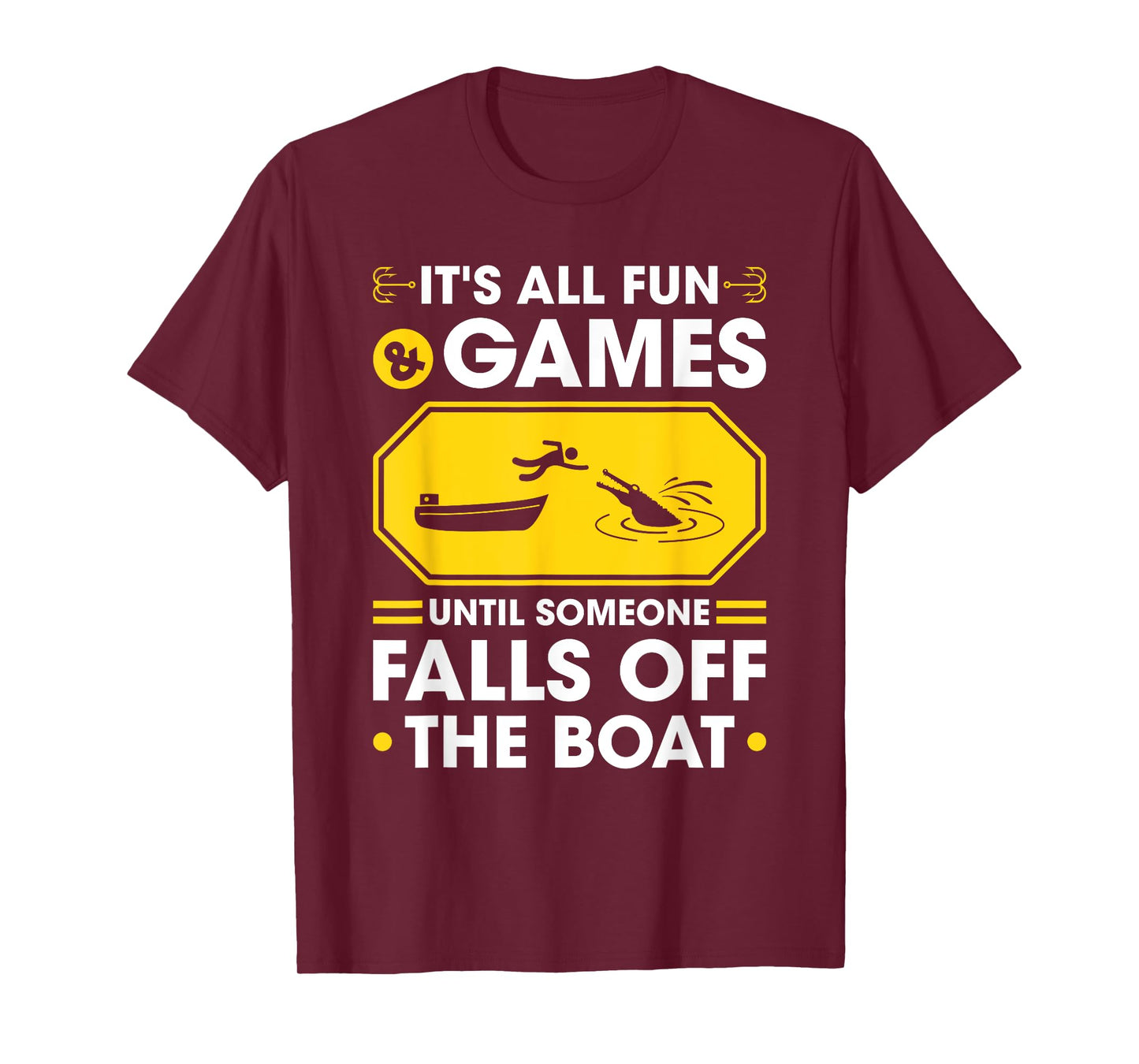 Gator Hunting All Fun and Games, Funny Alligator Hunter T-Shirt
