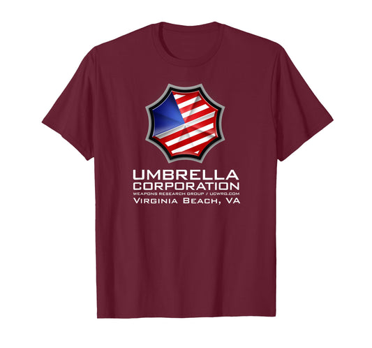 Umbrella Corporation Patriotic American Flag T-Shirt T-Shirt
