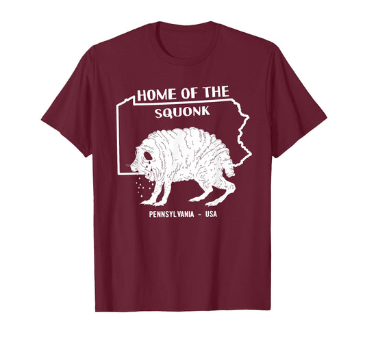 Home of the Squonk Cryptid Monster Sad Emo USA Pennsylvania T-Shirt