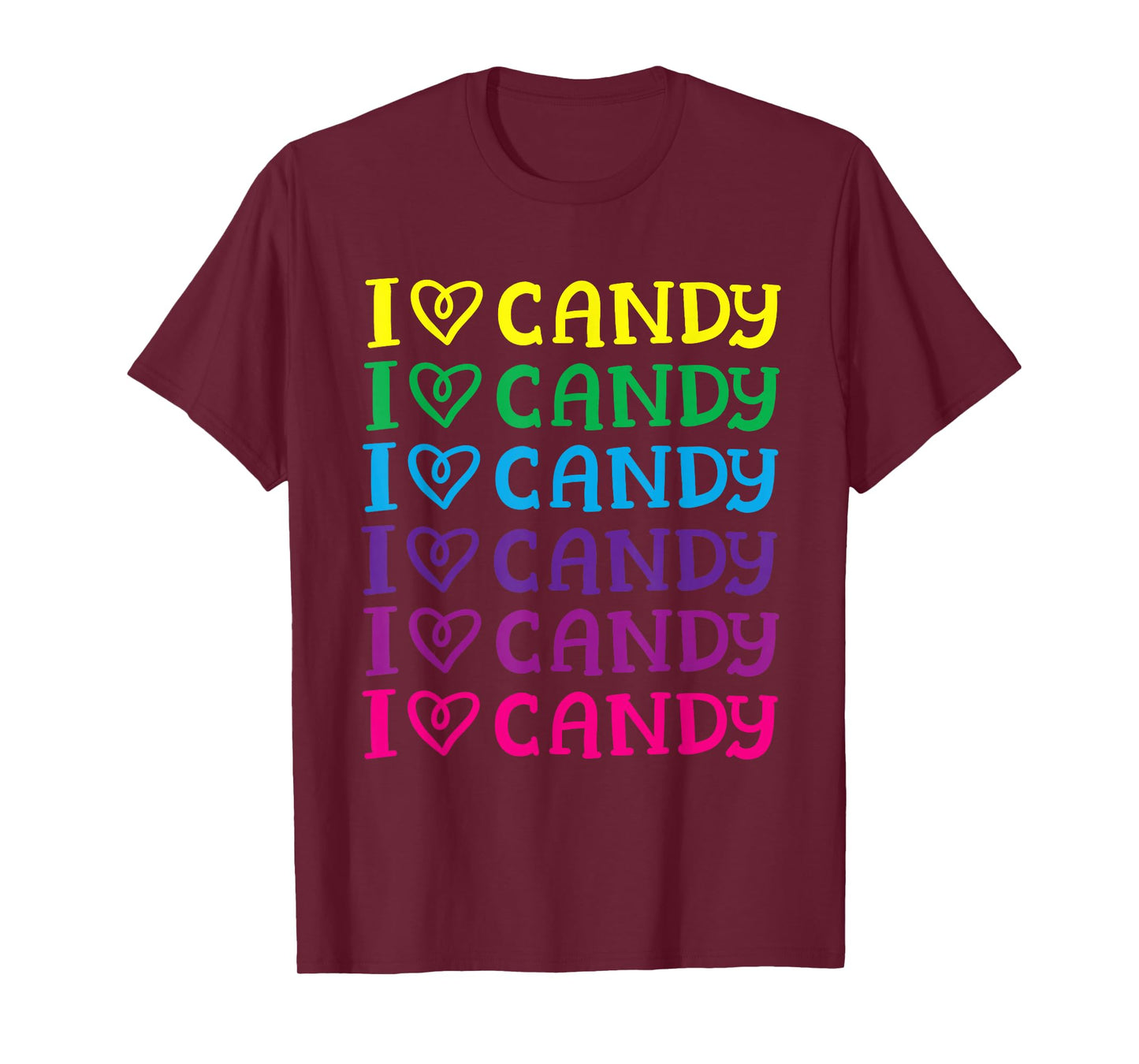 I Love Candy Cute Halloween Party Trick or Treat Costume Kid T-Shirt