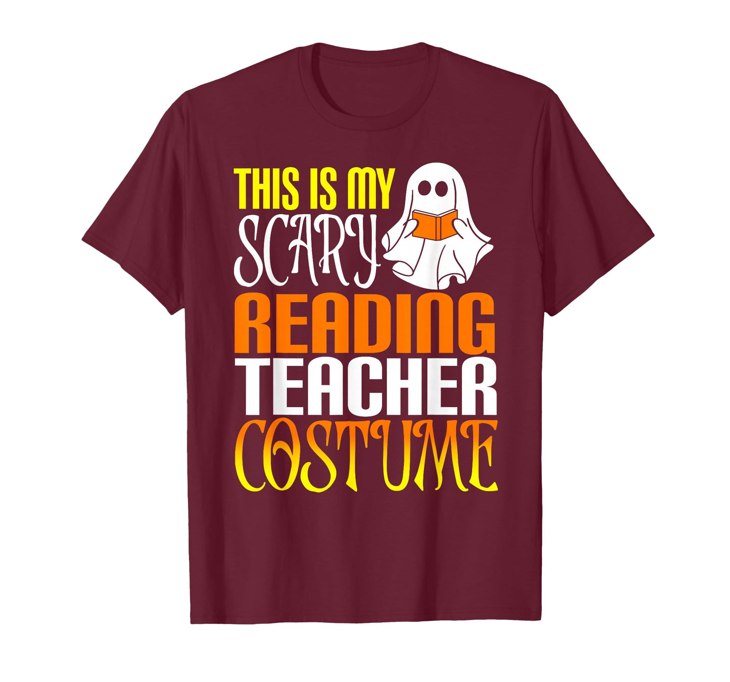 This Is My Scary Reading Teacher Costume | Halloween School T-Shirt