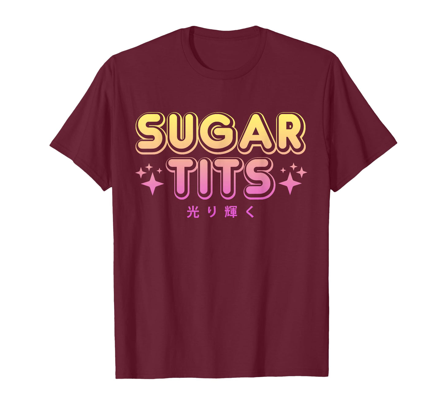 Pastel Goth Kawaii T Shirt - Sugar Tits Sarcastic Gift T-Shirt