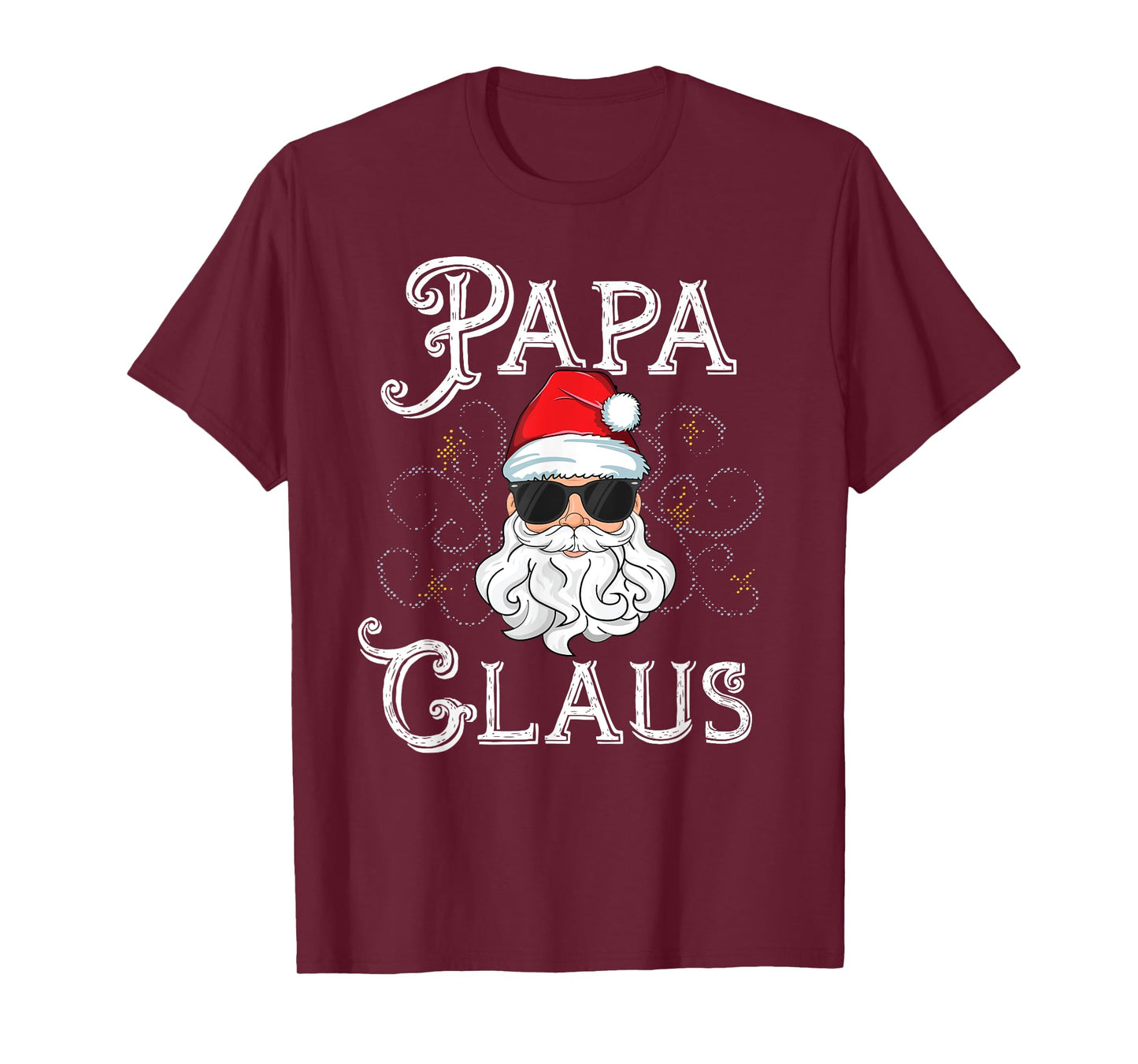 Papa Claus Matching Family Christmas Outfit Xmas Photo T-Shirt