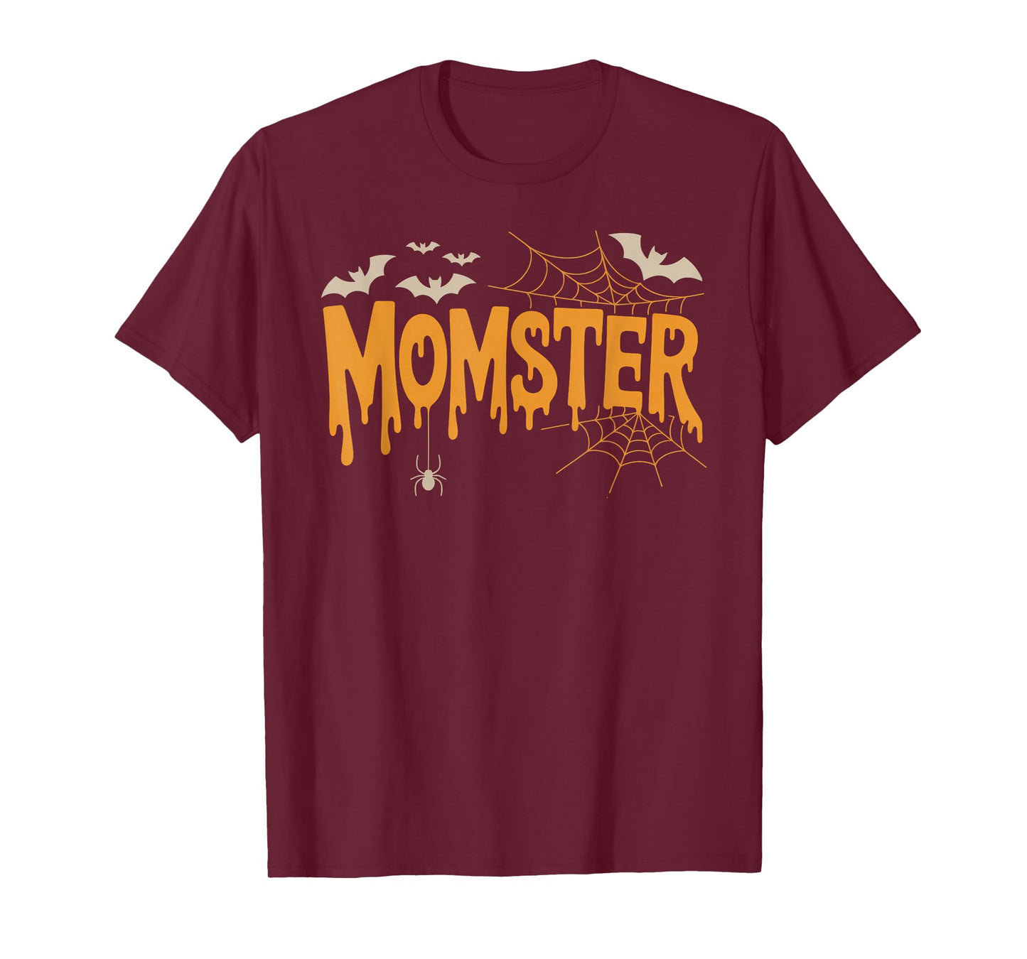Funny Momster Halloween Mom Costume Bat Vampire Mommy Men T-Shirt