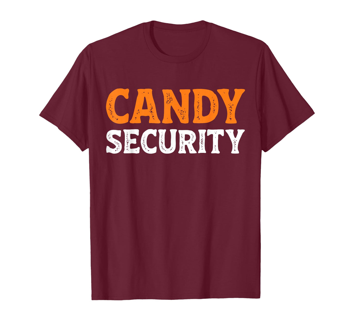 Candy Security Funny Easy Lazy Halloween Dad Mom Papa Mama T-Shirt