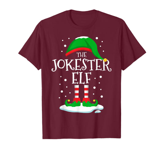 The Jokester Elf Christmas Family Matching Xmas Group Funny T-Shirt
