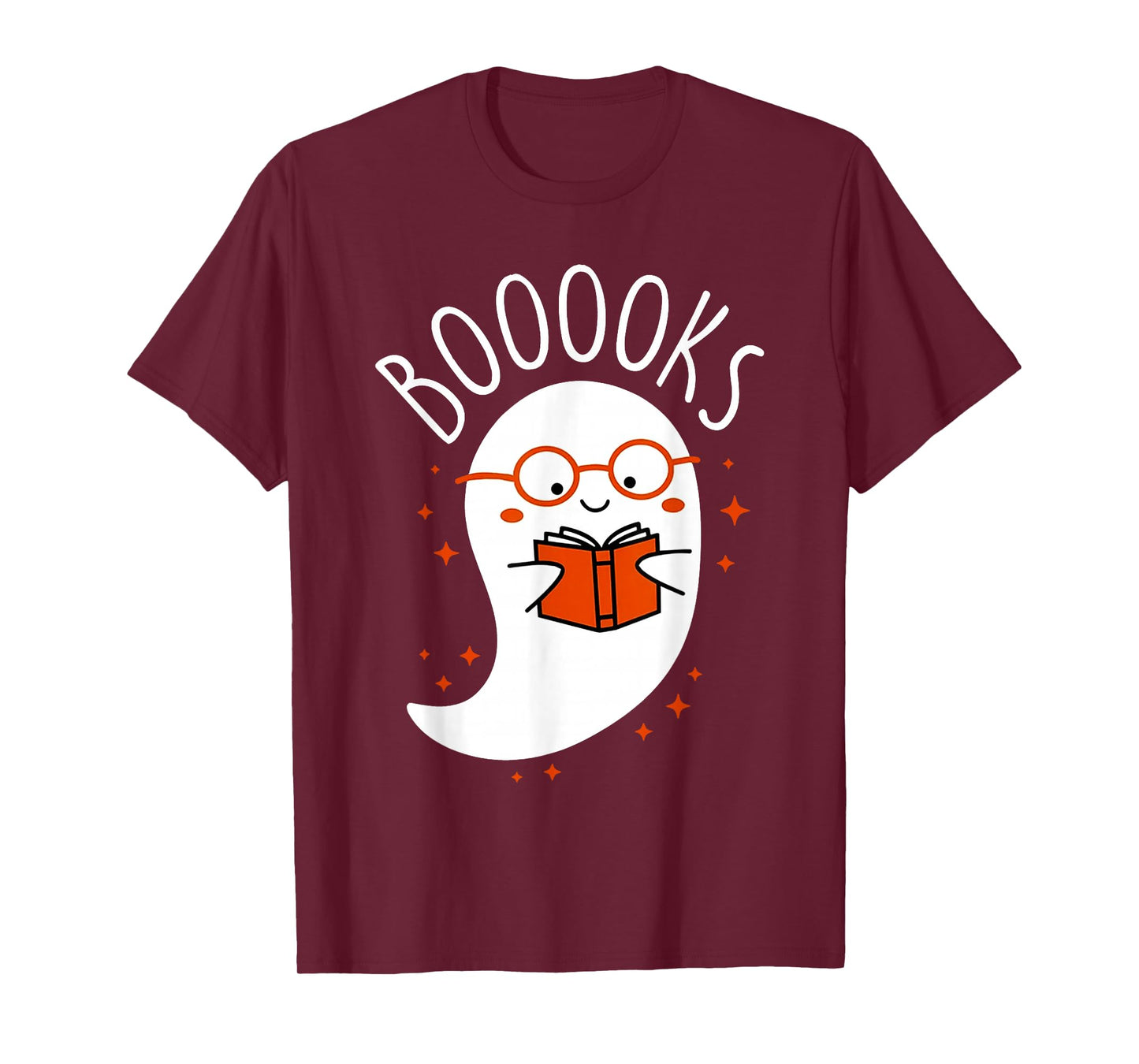 Booooks Shirt, Ghost Books, Halloween Teacher T-Shirt T-Shirt