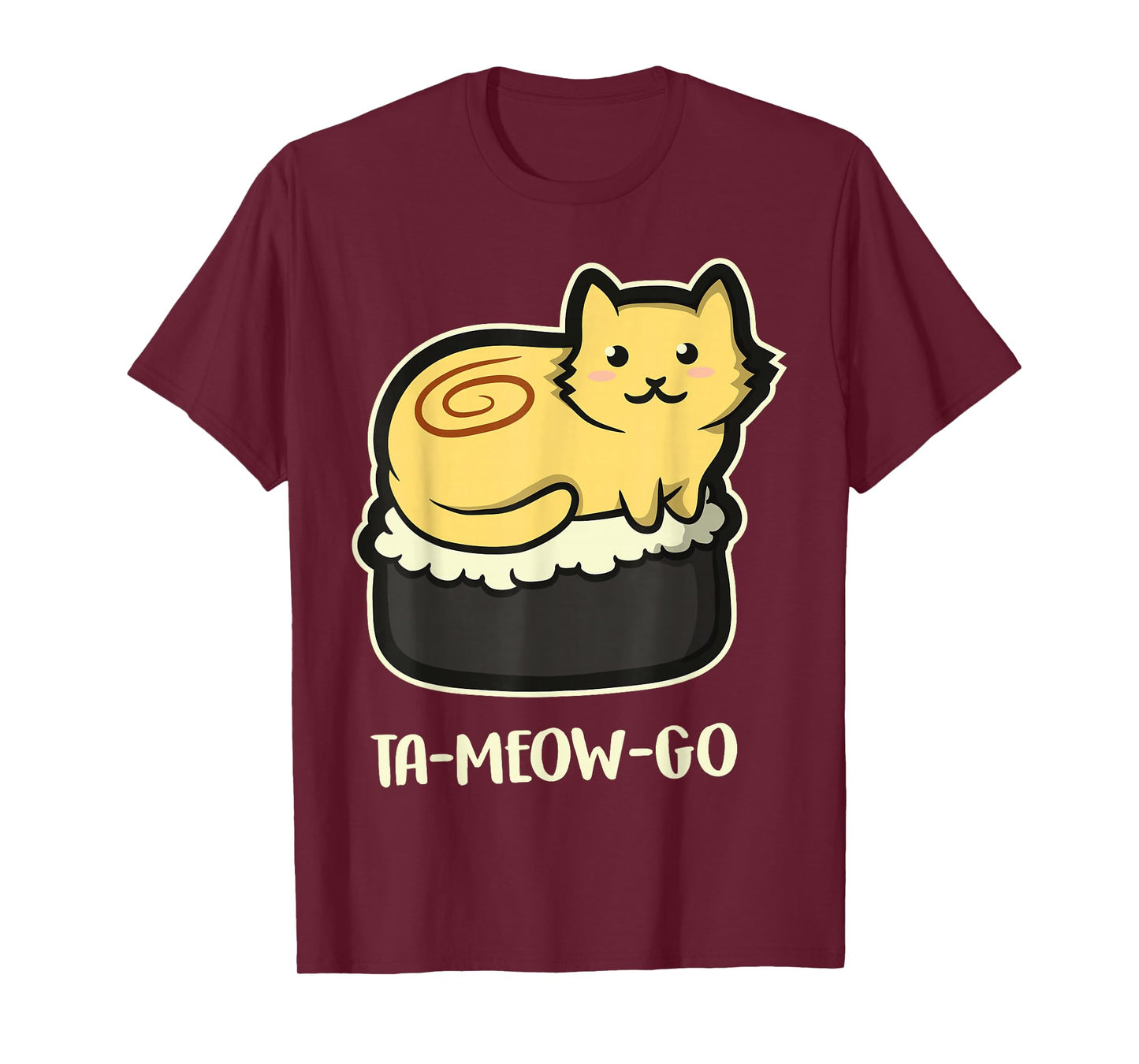 Japanese Anime Kawaii Sushi Cat T-Shirt