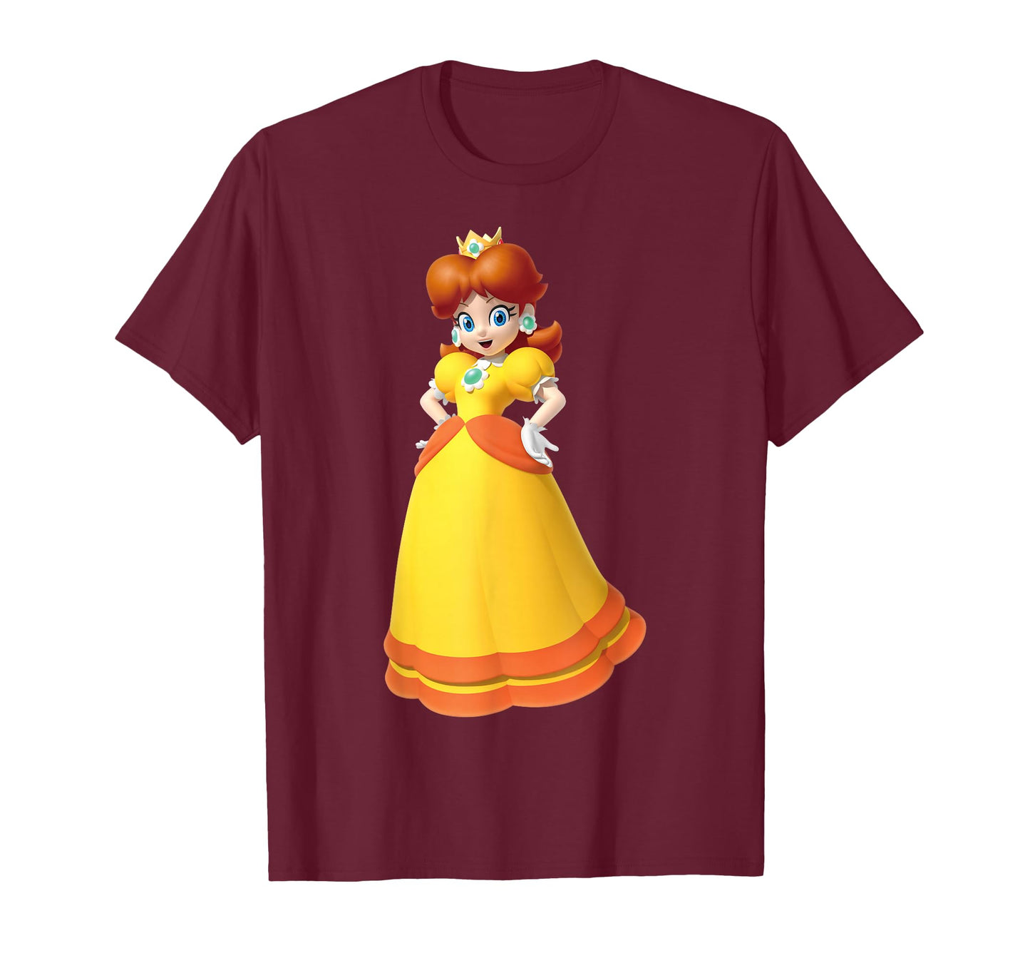 Super Mario Princess Daisy 3D Nintendo Icon Color Poster T-Shirt