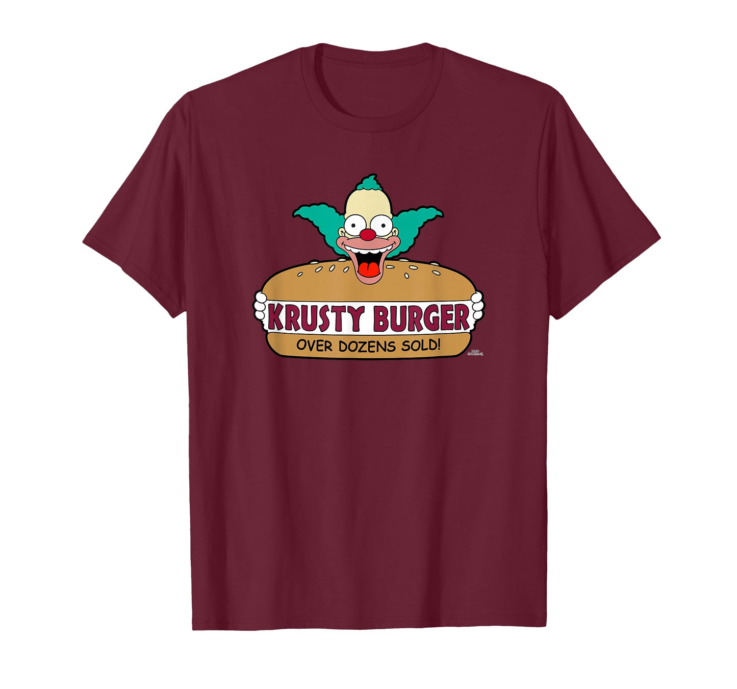 The Simpsons Krusty The Clown Burger T-Shirt