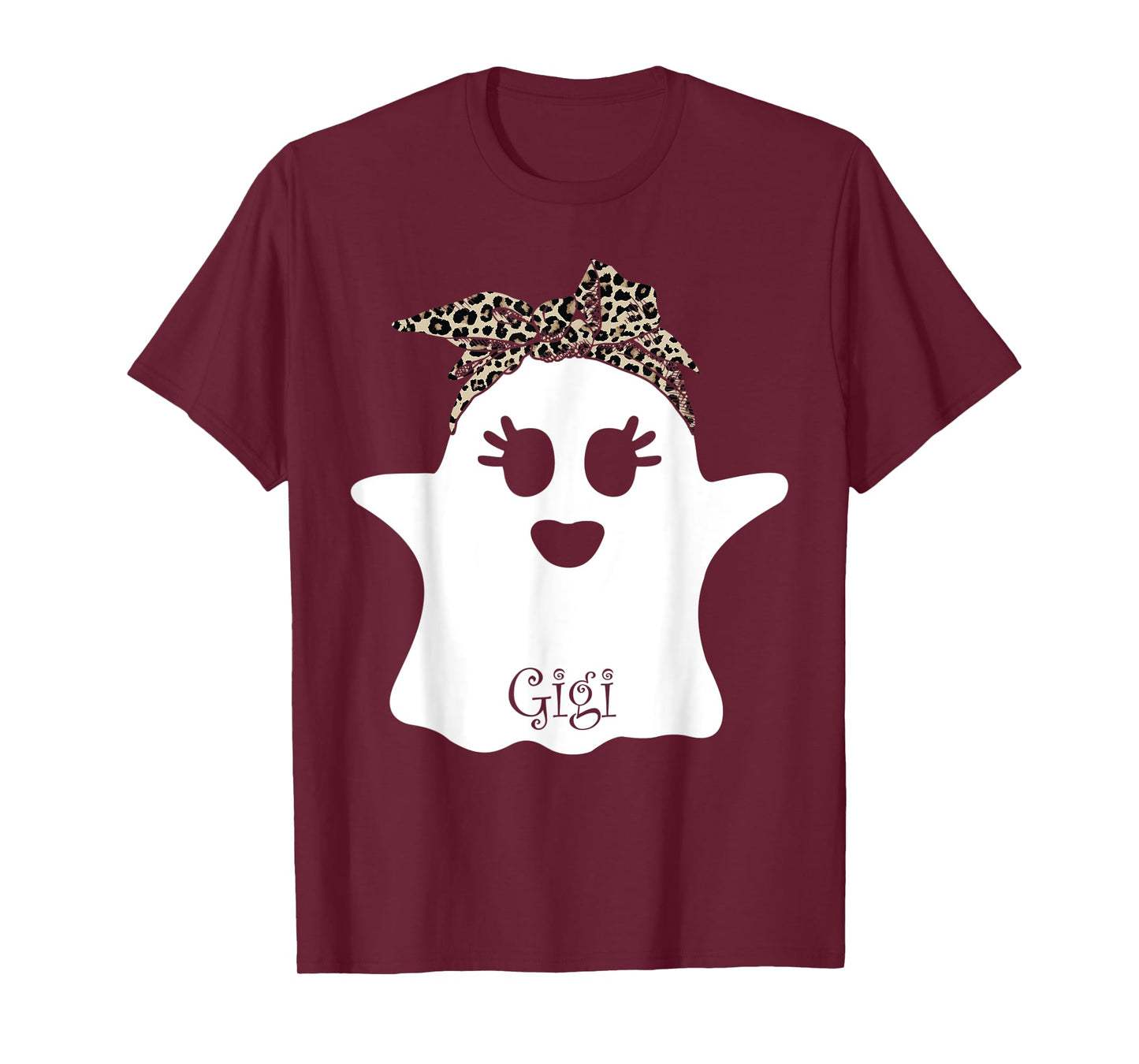 mb Spooky Gigi Ghost Bandana Boo Halloween Family Matching T-Shirt