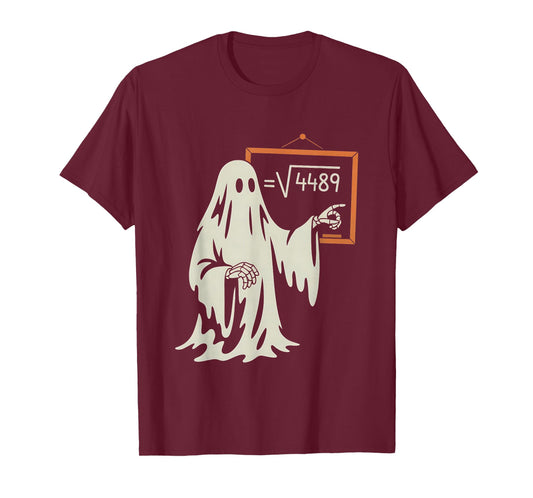 Spooky Ghost Math Equation 4489 Halloween T-Shirt