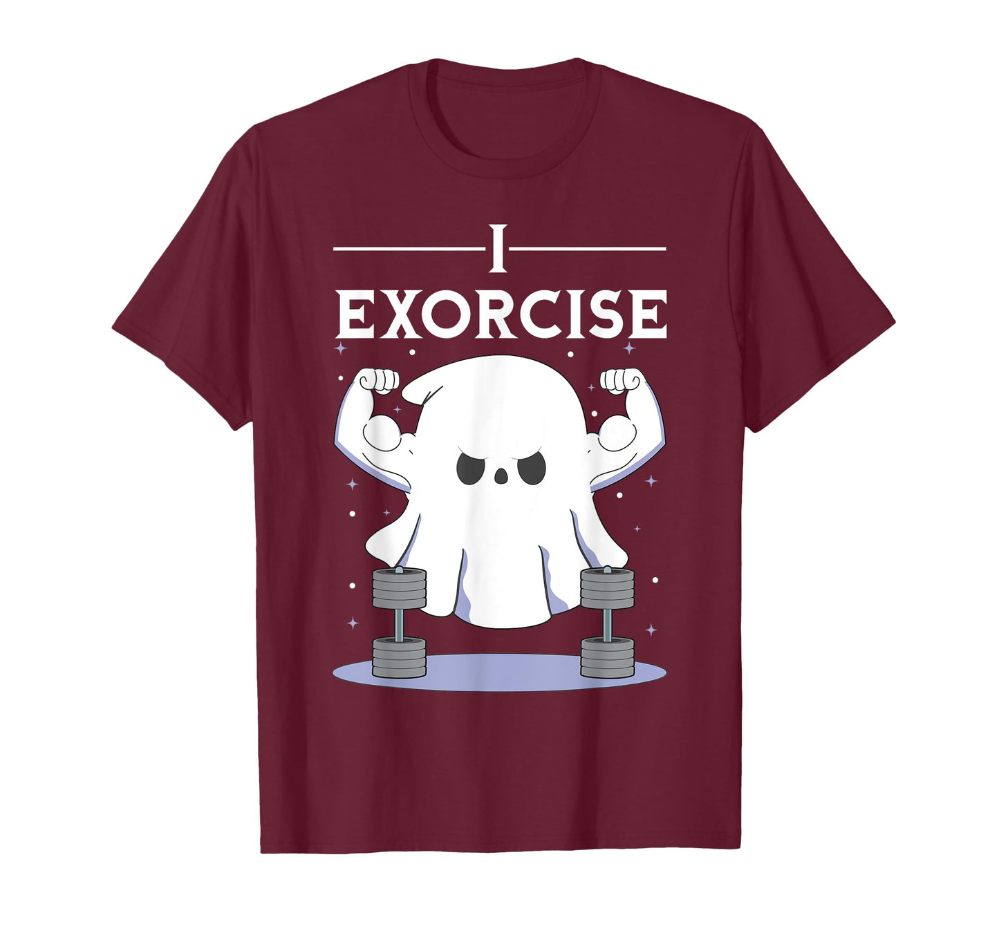I Exorcise Ghost Pun Halloween Party Exorcist Gym Humor T-Shirt