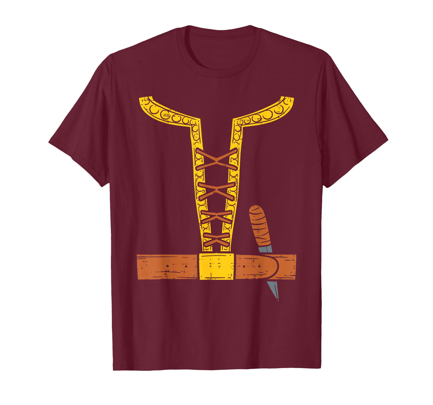 Viking Costume Easy Lazy Dane North Halloween Boys Men T-Shirt