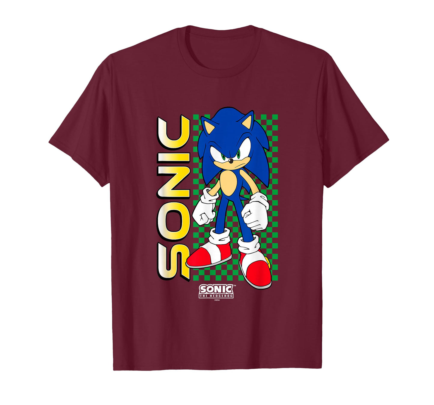 Sonic The Hedgehog Ready For Action Heroic Pose T-Shirt