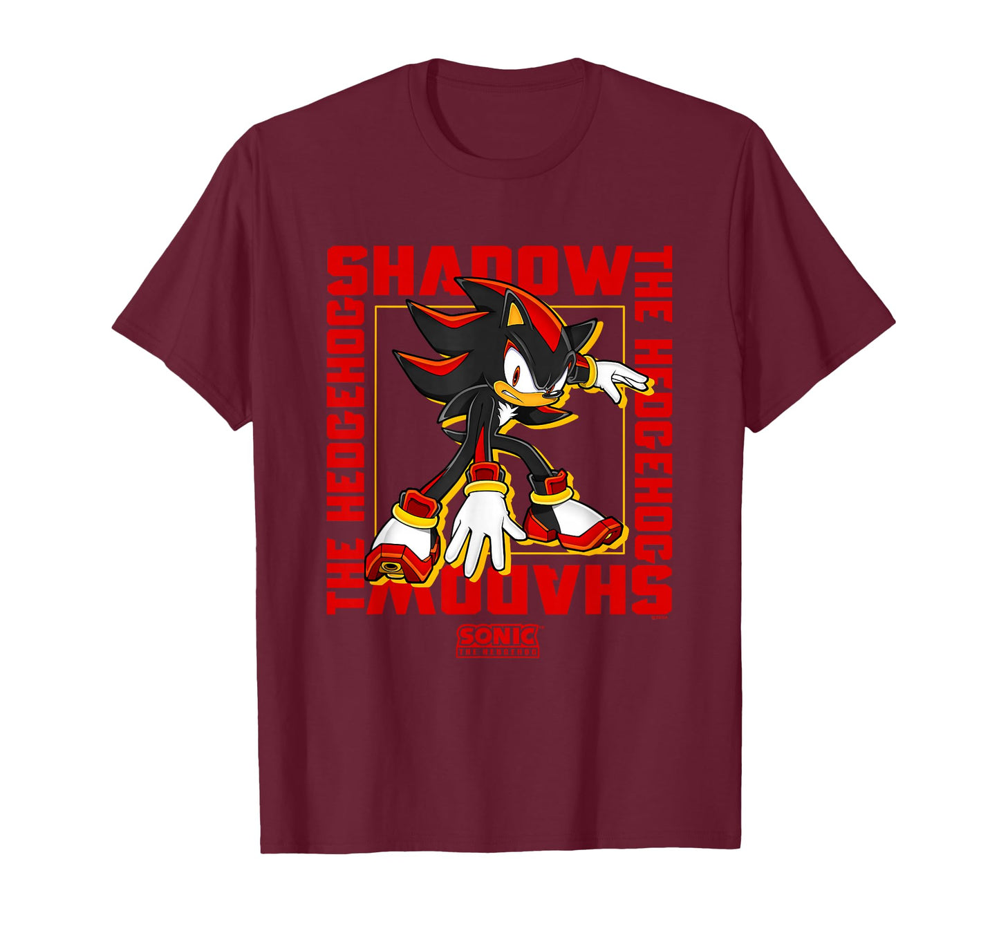 Sonic The Hedgehog Shadow The Hedgehog Epic Portrait T-Shirt