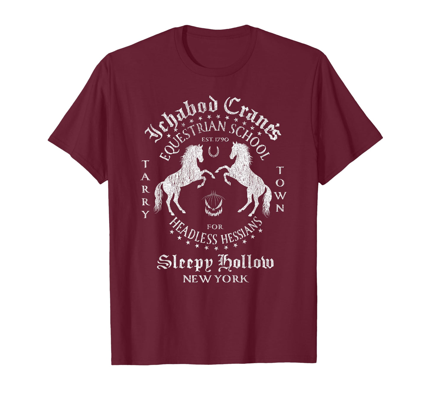Ichabod Crane Equestrian School Sleepy Hollow T-Shirt