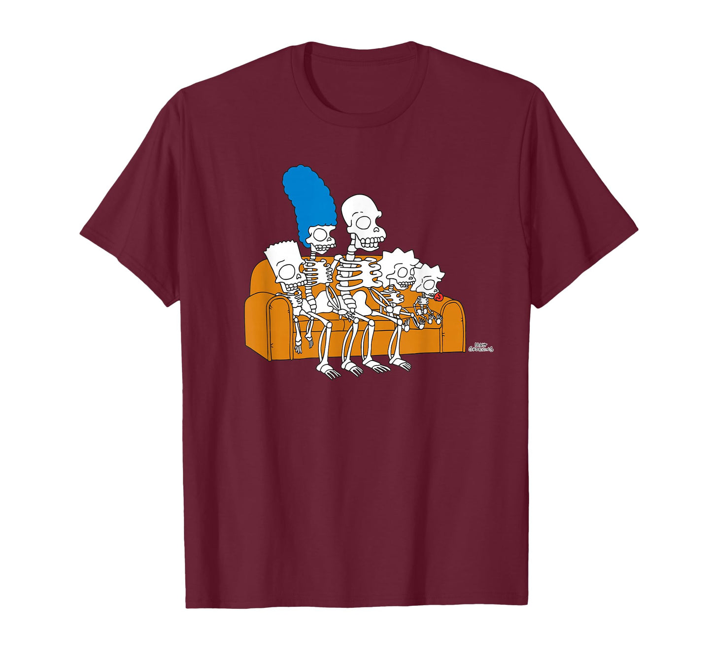 The Simpsons Skeletons Couch Gag Treehouse of Horror T-Shirt