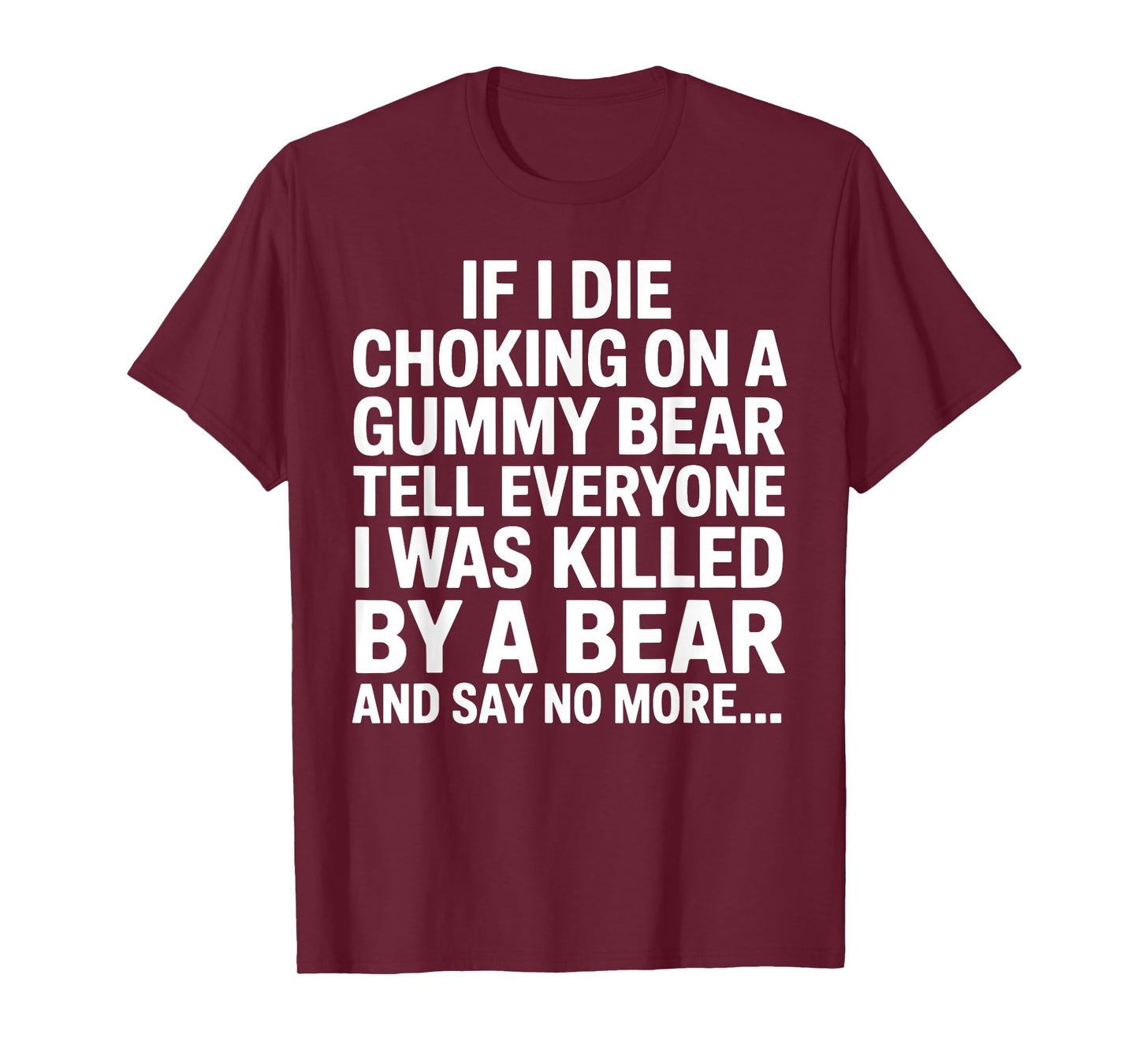 Funny Gummy Bear Design for Men Women Kids Gummy Bear Lovers T-Shirt