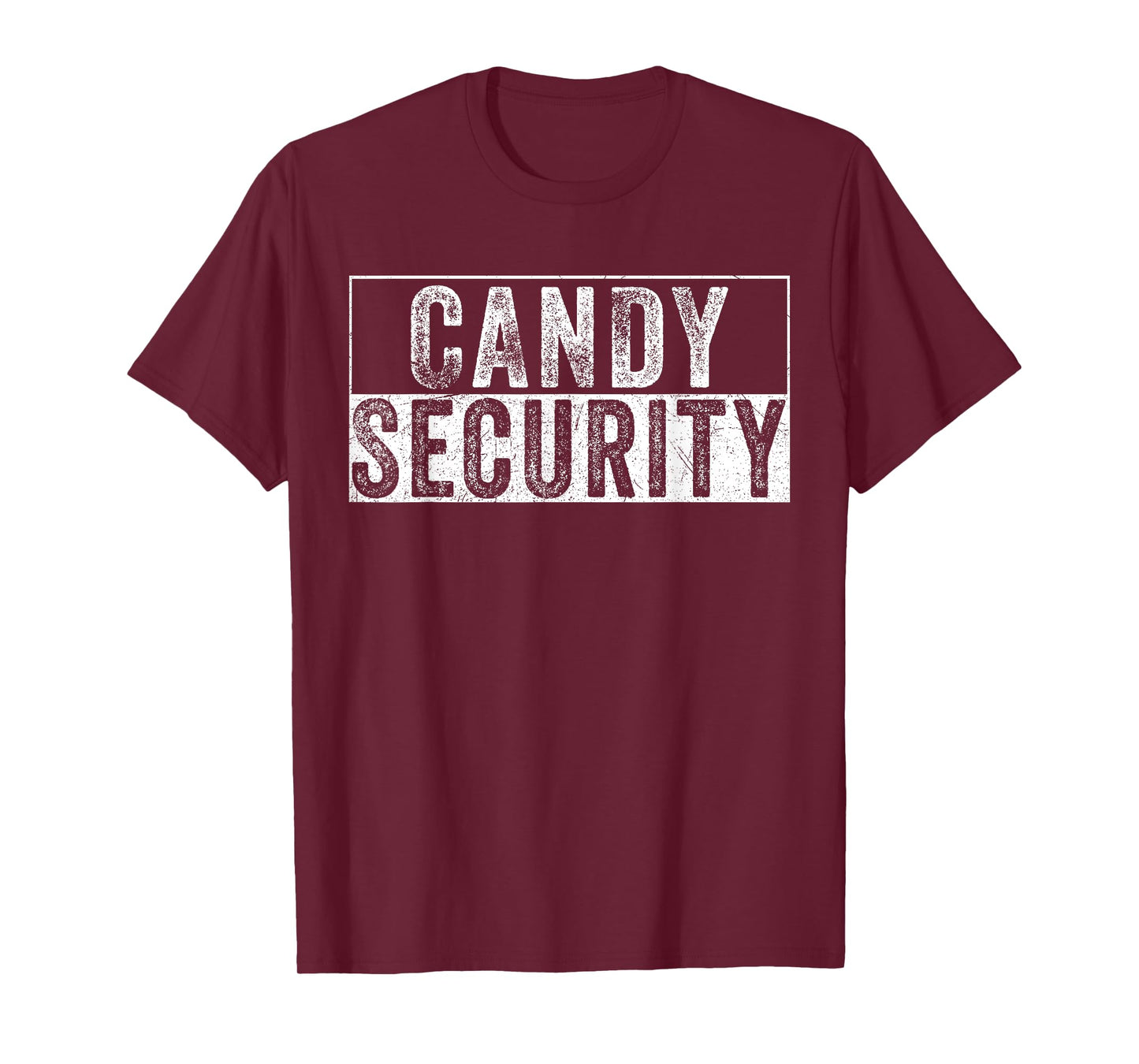 Halloween Funny Ghost Vintage Candy Security Adult Kids T-Shirt