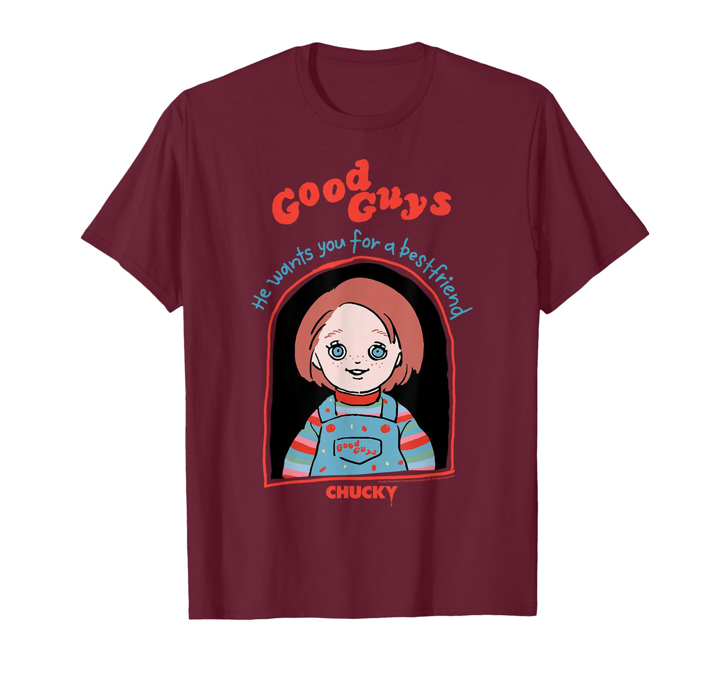 Chucky Good Guys Doll Box Doodle T-Shirt