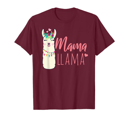 MAMA LLAMA Funny Mother Lamas Meme T-Shirt