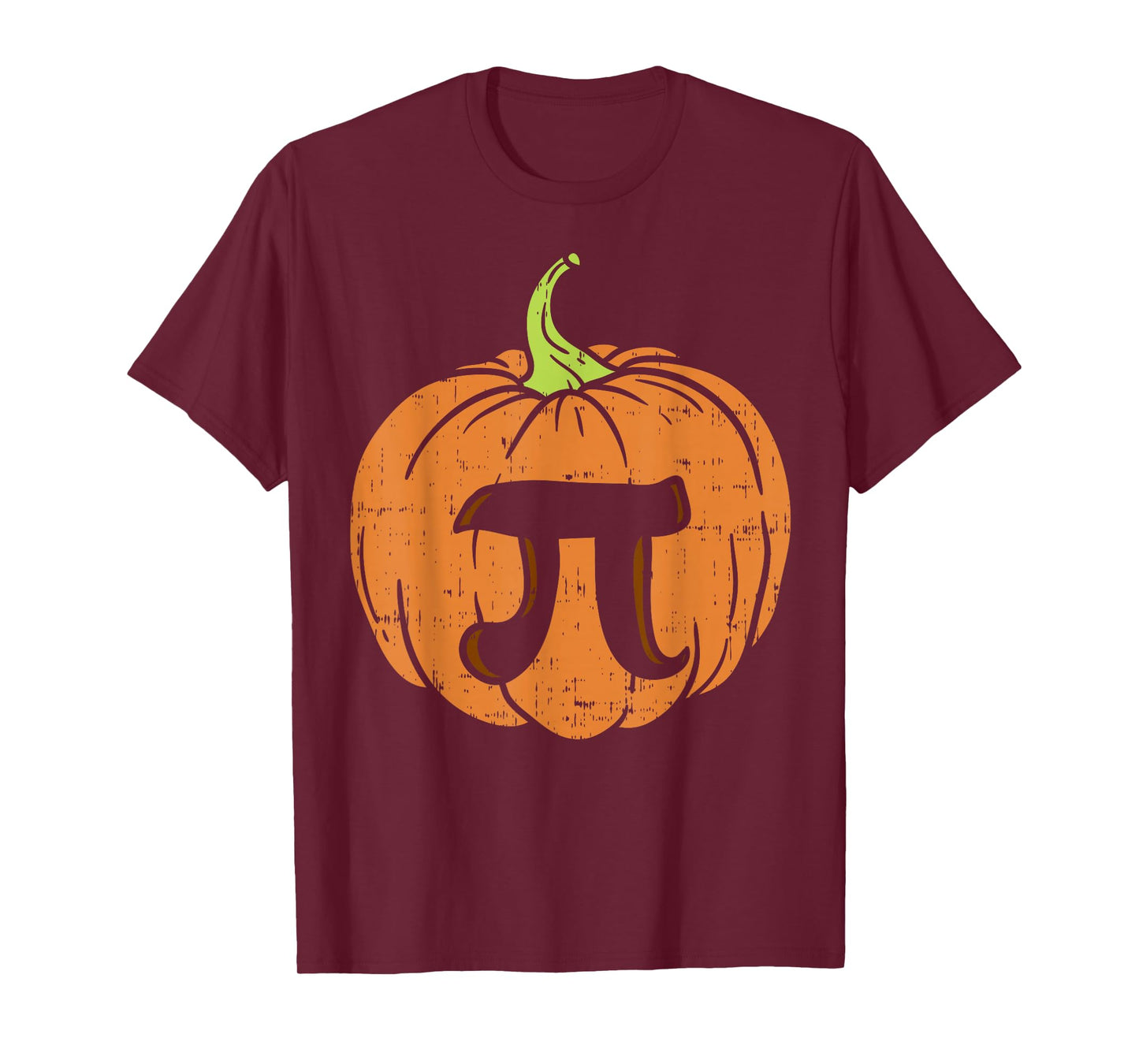 Pumpkin Pi Math Shirt Halloween Thanksgiving Pie Day Costume T-Shirt