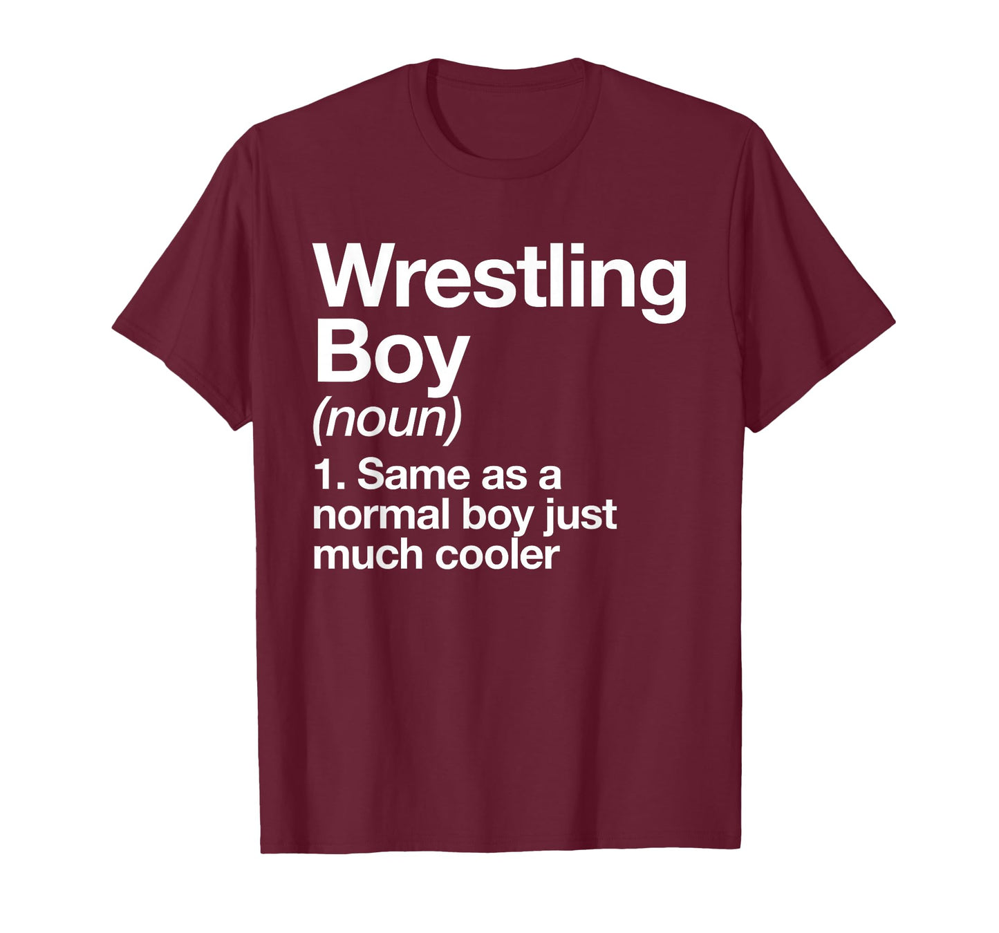 Wrestling Boy Definition Funny Sports T-Shirt