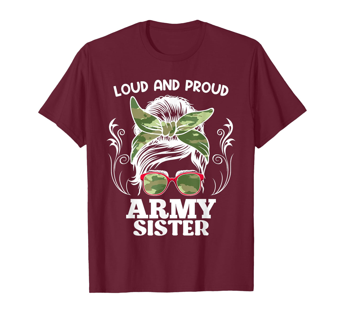 Proud Army Sister Soldier Brother American Patriots T-Shirt