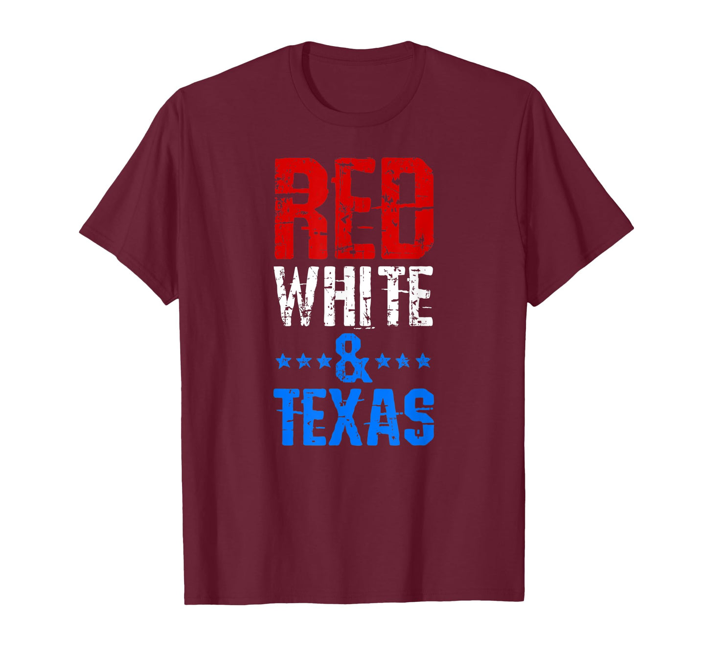 RED WHITE & TEXAS 4th Of July T-Shirt