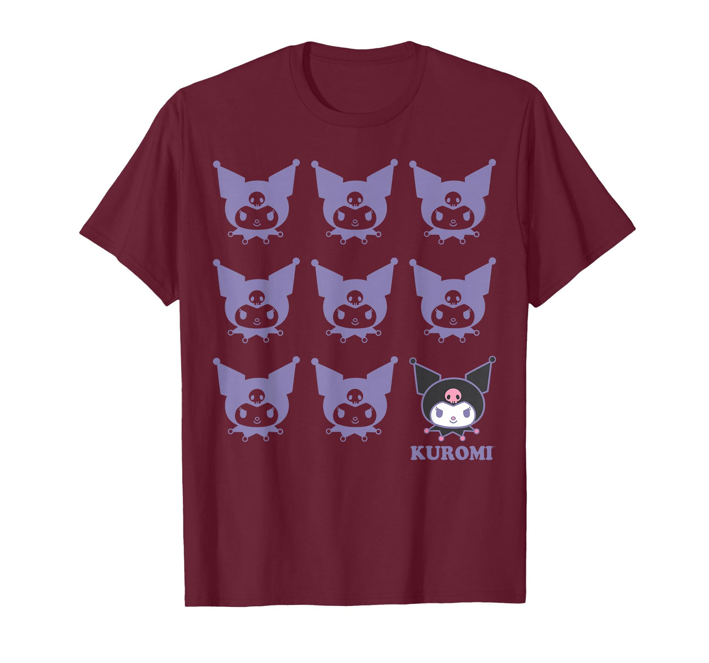 Kuromi Real T-Shirt - Unisex Kids Adult - Black - Short Sleeve - Cotton 100% - Small